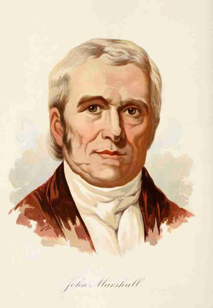 Our Country 1891 John Marshall Fourth Chief Justice of US A4 Photo Print