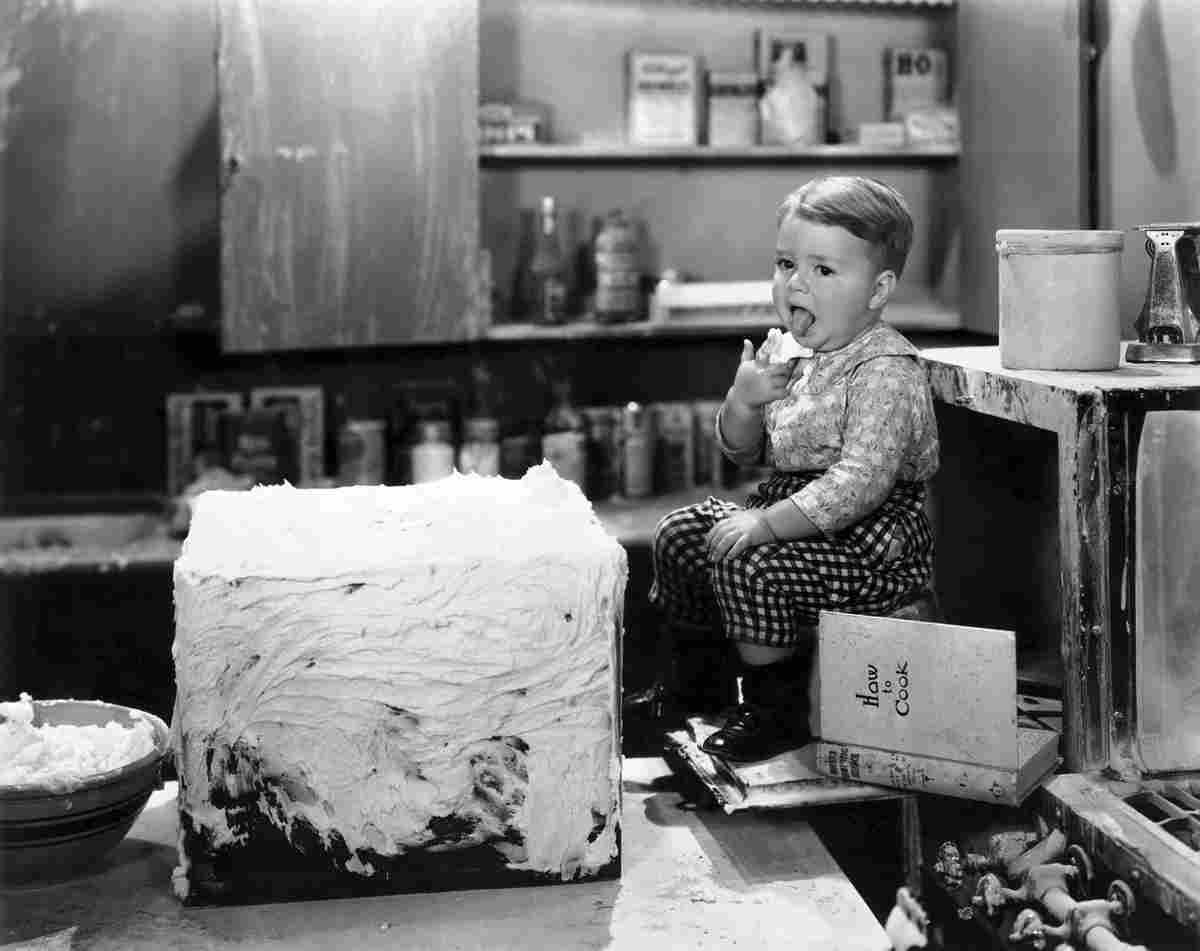 Our Gang Birthday Blues 1 film star poster A4 Photo Print