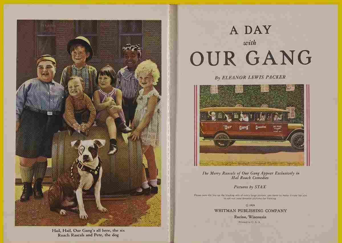 Our Gang Book 1929 3 film star poster A4 Photo Print
