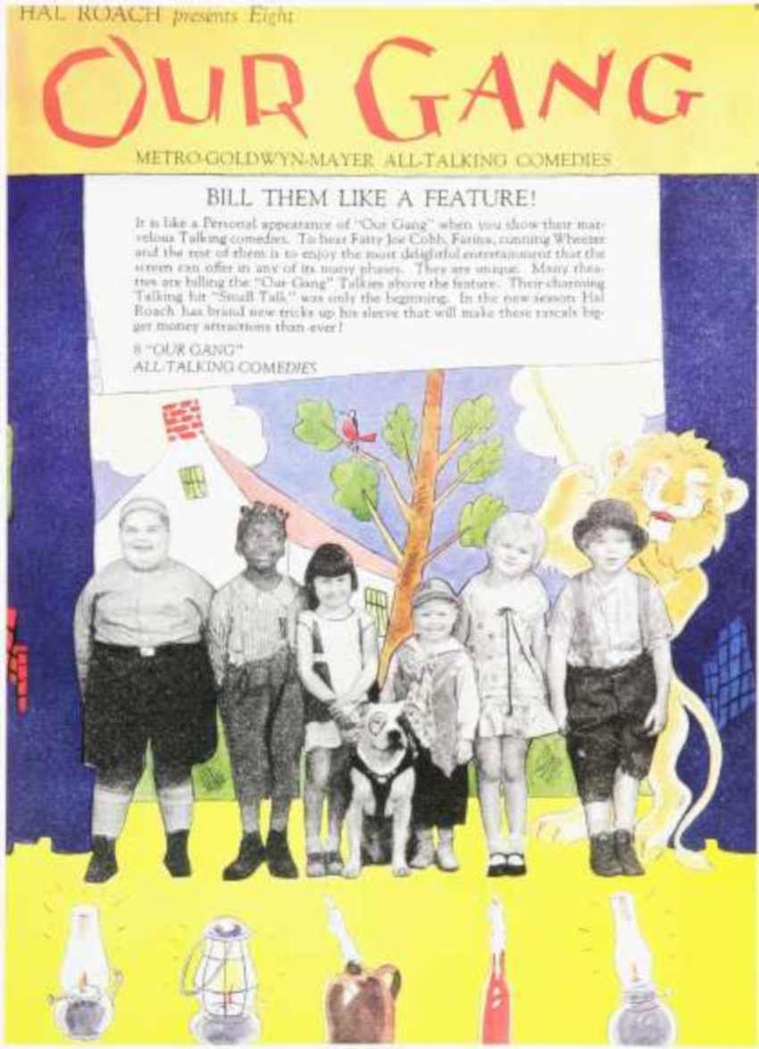 Our Gang Comedy Vintage Retro Advert Ads A4 Photo Print