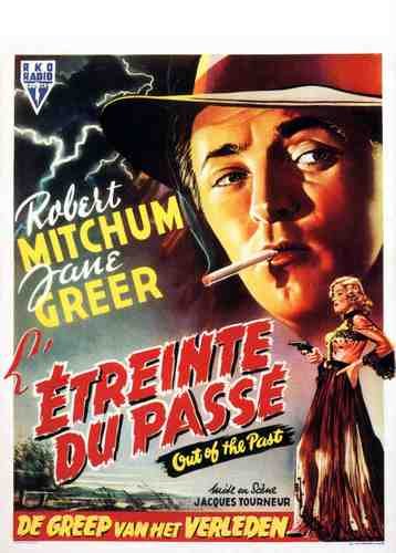  Out Of The Past 03 film star poster A4 Photo Print