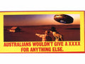 Outback Blimp Poster 1990s Vintage Retro Advert