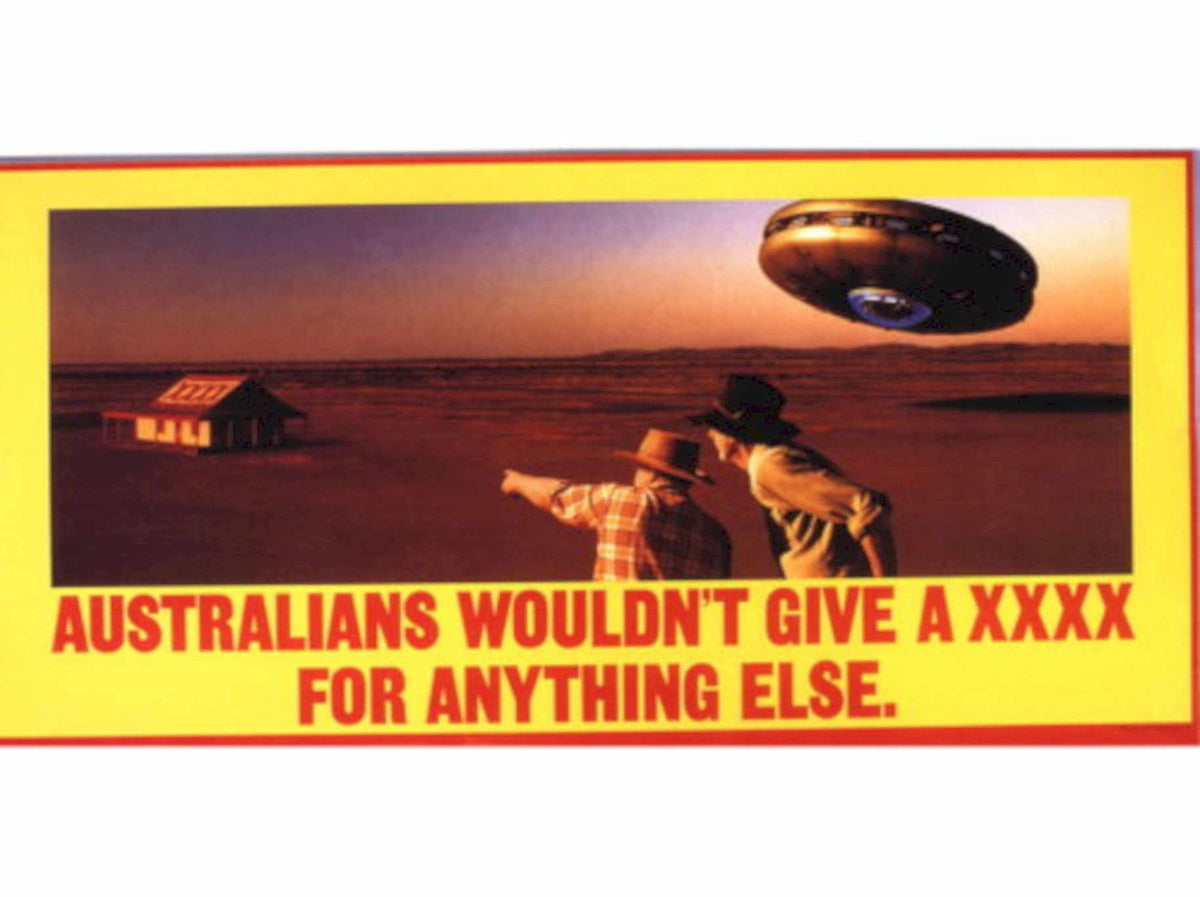 Outback Blimp Poster 1990s Vintage Retro Advert