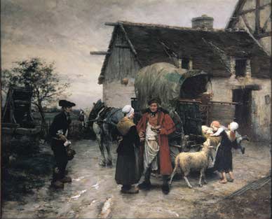 Outin Pierre The Sold Lamb A4 Photo Print