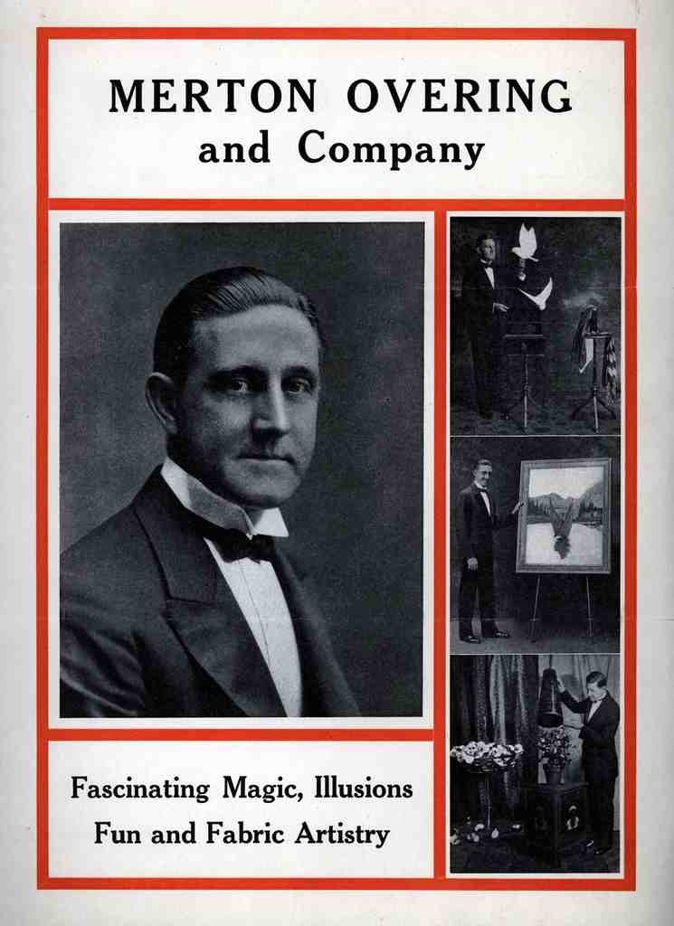 Overing Magic Magician Vintage A4 Photo Print