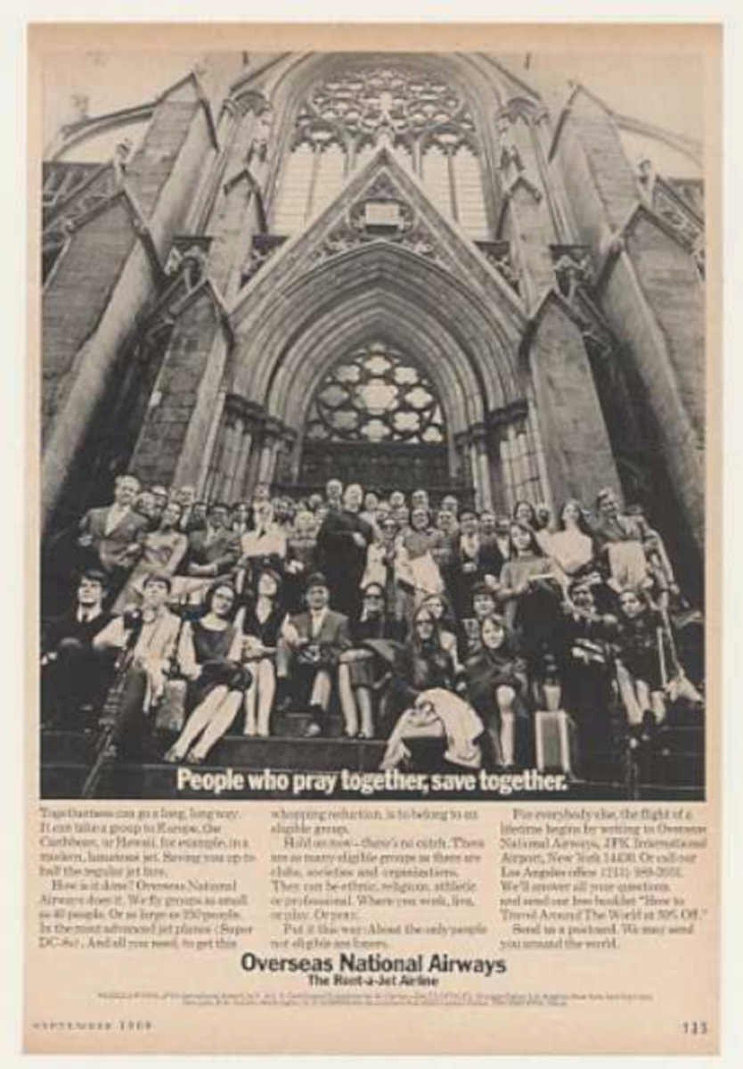 Overseas Jet People Vintage Retro Advert Ads A4 Photo Print