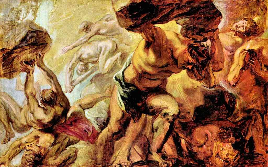 Overthrow Of The Titans Rubens A4 Photo Print