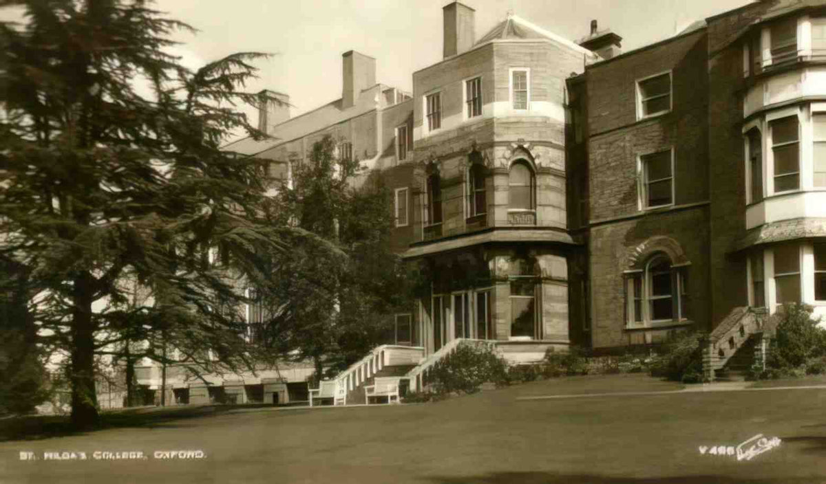 Oxfordshire Oxford St Hildas College Vintage A4 Photo Print