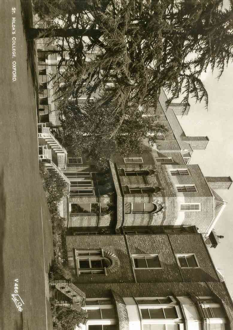 Oxfordshire Oxford St Hildas Collegevintage old A4 Photo Print