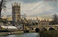 Oxfordshire Oxford The Magdalen College Vintage A4 Photo Print
