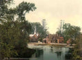 Oxfordshire Whitchurch from Pangbourne Bridge Vintage A4 Photo Print