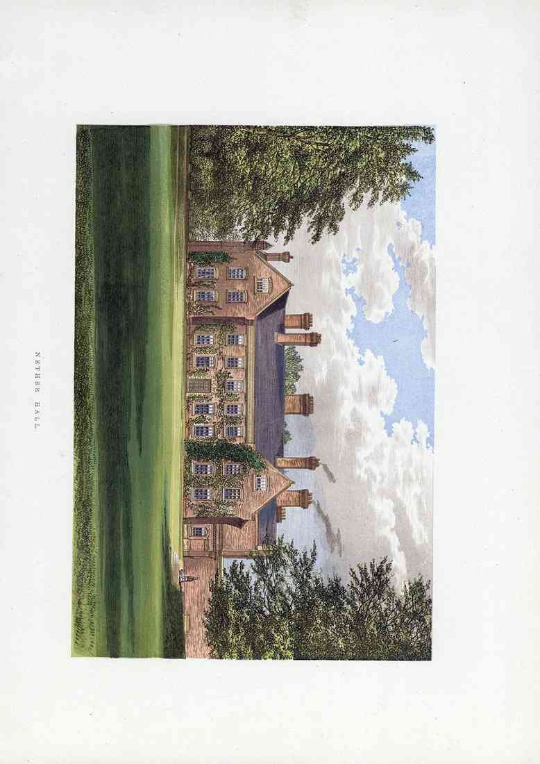 Oxley Manor Wolverhampton Staffordshire Morris Fawcett Lydon 1880 A4 Photo Print