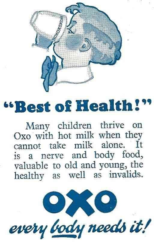 Oxo 1930S advert A4 Photo Print