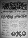 Oxo 2Nd February 1916 Ww1 advert A4 Photo Print