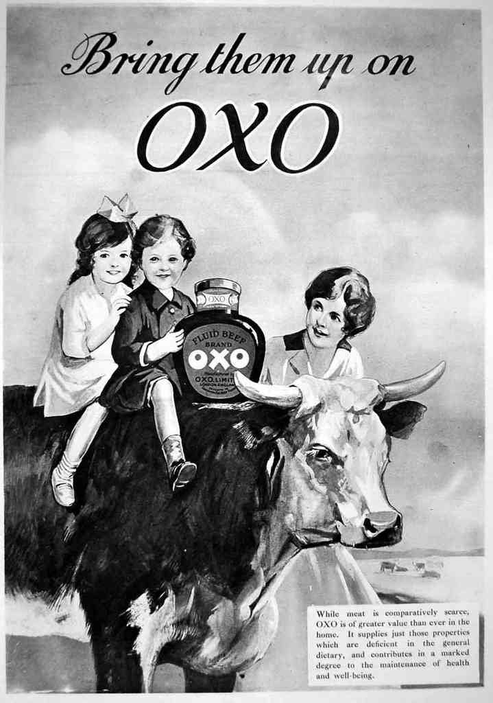 Oxo Bring Them Up On advert A4 Photo Print
