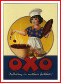 Oxo Follow In Mothers advert A4 Photo Print