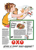 Oxo Oven Beef Loaf advert A4 Photo Print