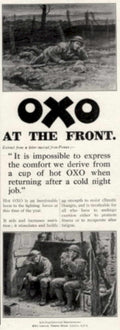Oxo Soldiers Trench World War 2 ii 1 Vintage Retro Advert