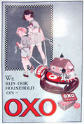 Oxo We Run Our House On Vintage Advert A4 Photo Print