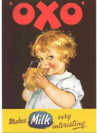 Oxo With Milk Vintage Advert A4 Photo Print