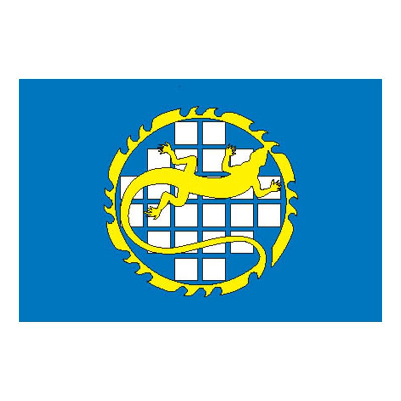 Ozersk City Flag N3751 A4 Photo Print