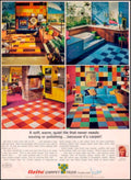 Ozite Carpet Tiles 1 1960s Vintage Retro Advert