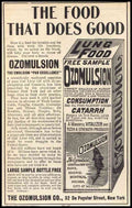 Ozomultion Food 922 Vintage Advert A4 Photo Print