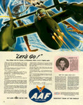 P38 Lightning Aaf World War 2 ii 1 Vintage Retro Advert