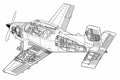 PAC CT4 Airtrainer cutaway A4 Photo Print