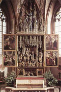 PACHER Michael St Wolfgang Altarpiece  A4 Photo Print