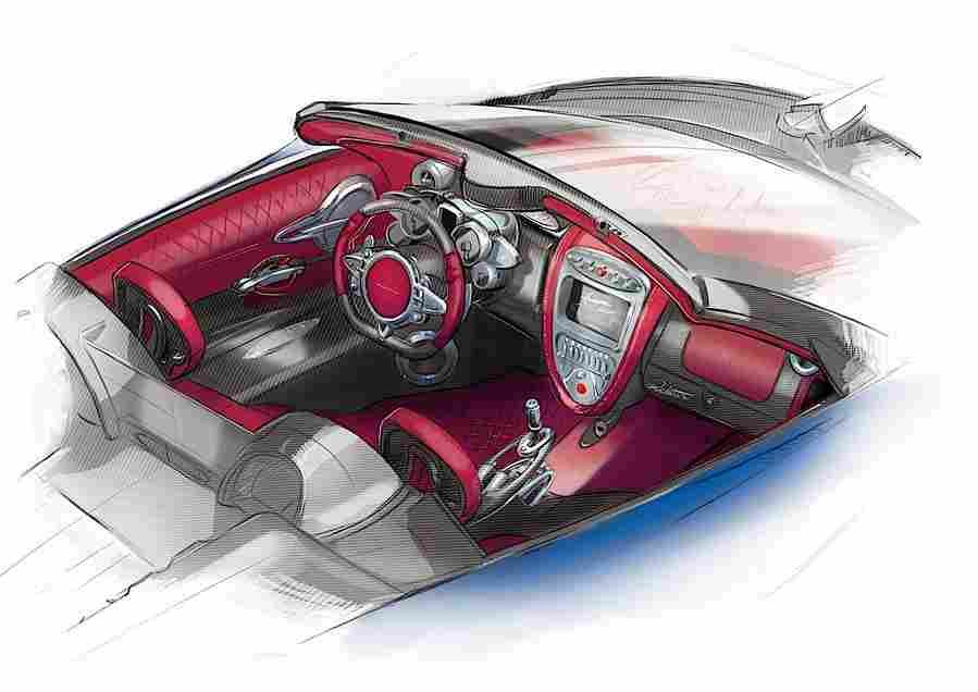 PAGANI Huayra Roadster 6252 12 Car A4 Photo Print