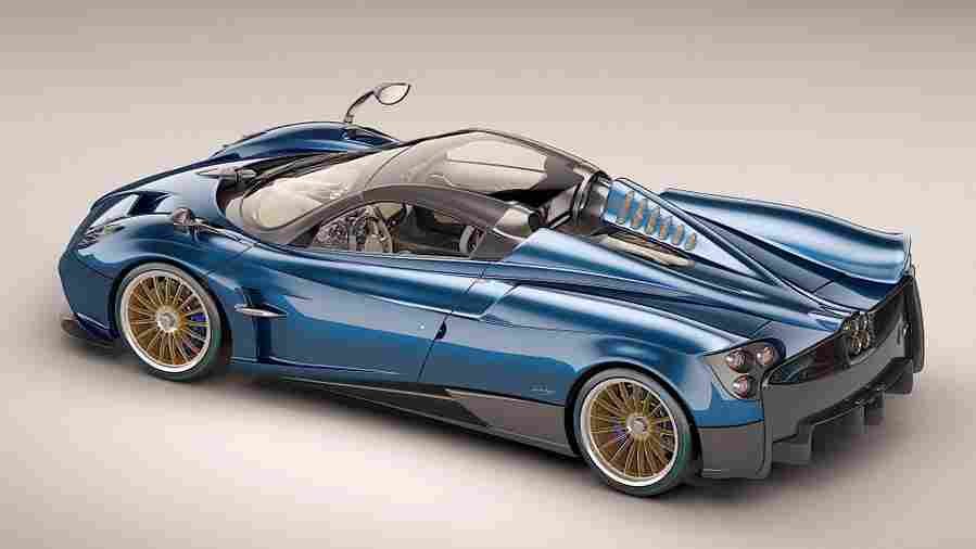 PAGANI Huayra Roadster 6252 13 Car A4 Photo Print
