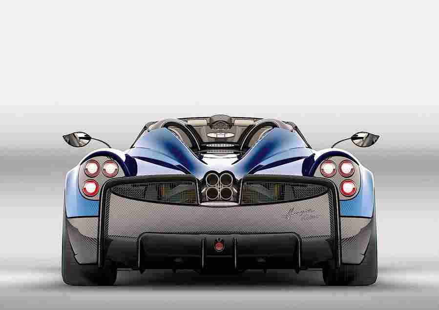 PAGANI Huayra Roadster 6252 18 Car A4 Photo Print