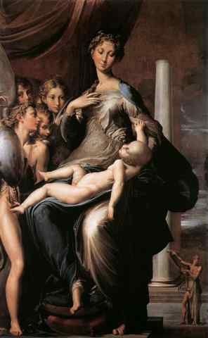 PARMIGIANINO Madonna Dal Collo Lungo A4 Photo Print