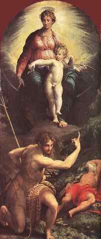 PARMIGIANINO The Vision Of St Jerome A4 Photo Print