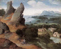PATENIER Joachim Landscape With The Flight Into Egypt A4 Photo Print