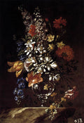 PEREZ SIERRA Francisco Vase Of Flowers Art A4 Photo Print