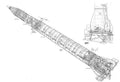 PGM 11 Redstone cutaway A4 Photo Print