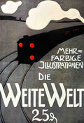 PLGR1005, Weite Welt, 1900  Advert A4 Photo Print