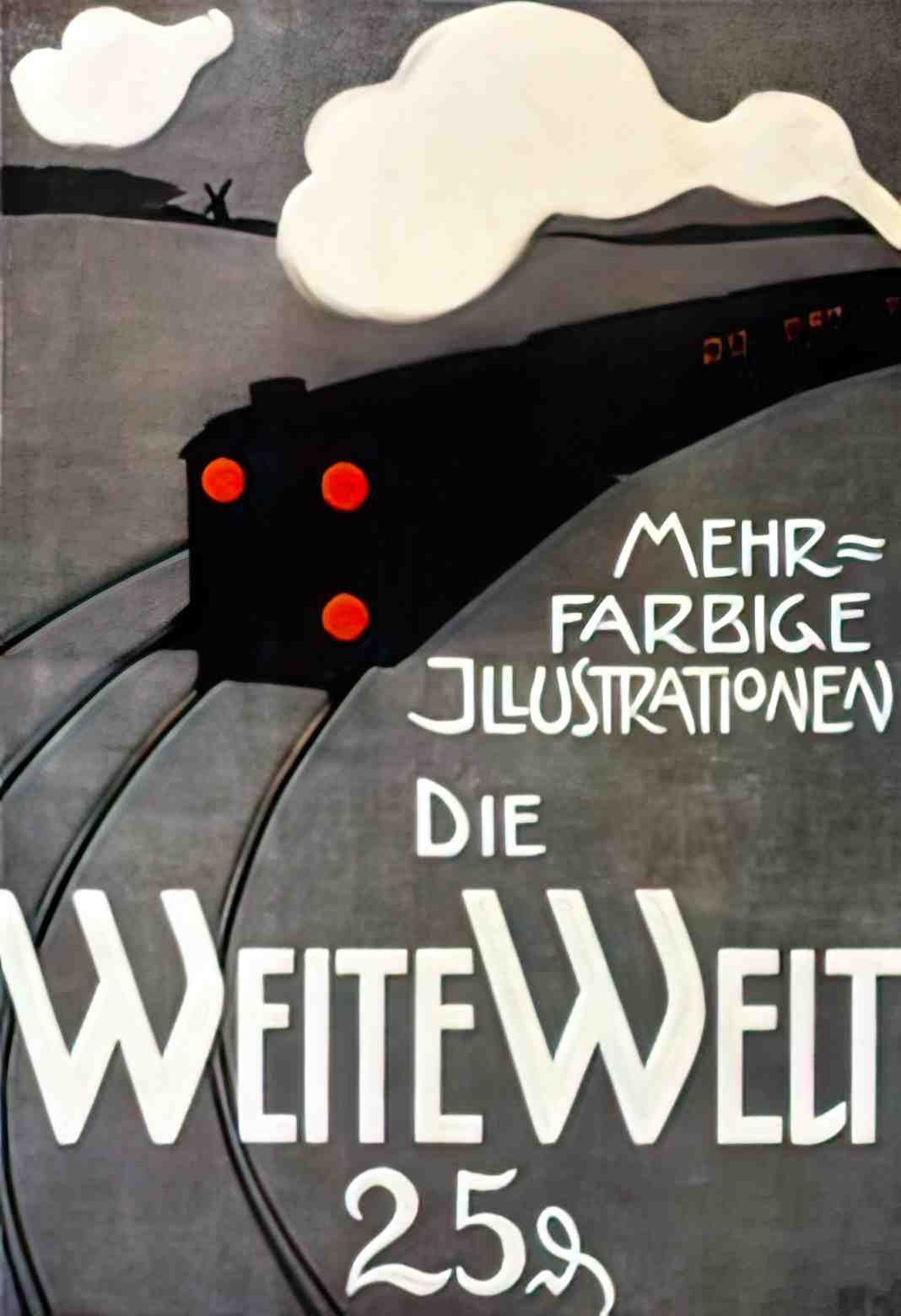 PLGR1005, Weite Welt, 1900  Advert A4 Photo Print