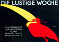 PLGR1008, Die Lustige Woche Advert A4 Photo Print