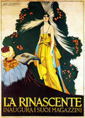 PLIT1014, La Rinascente  Advert A4 Photo Print