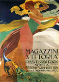 PLIT1015, Magazzini Vittori Advert A4 Photo Print