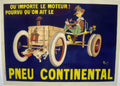 PNEU CONTINENTAL Vintage Advert A4 Photo Print
