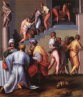 PONTORMO Jacopo Punishment Of The Baker A4 Photo Print