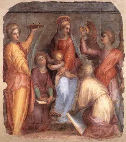 PONTORMO Jacopo Sacra Conversazione A4 Photo Print