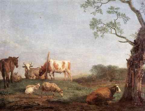 POTTER Paulus Resting Herd A4 Photo Print