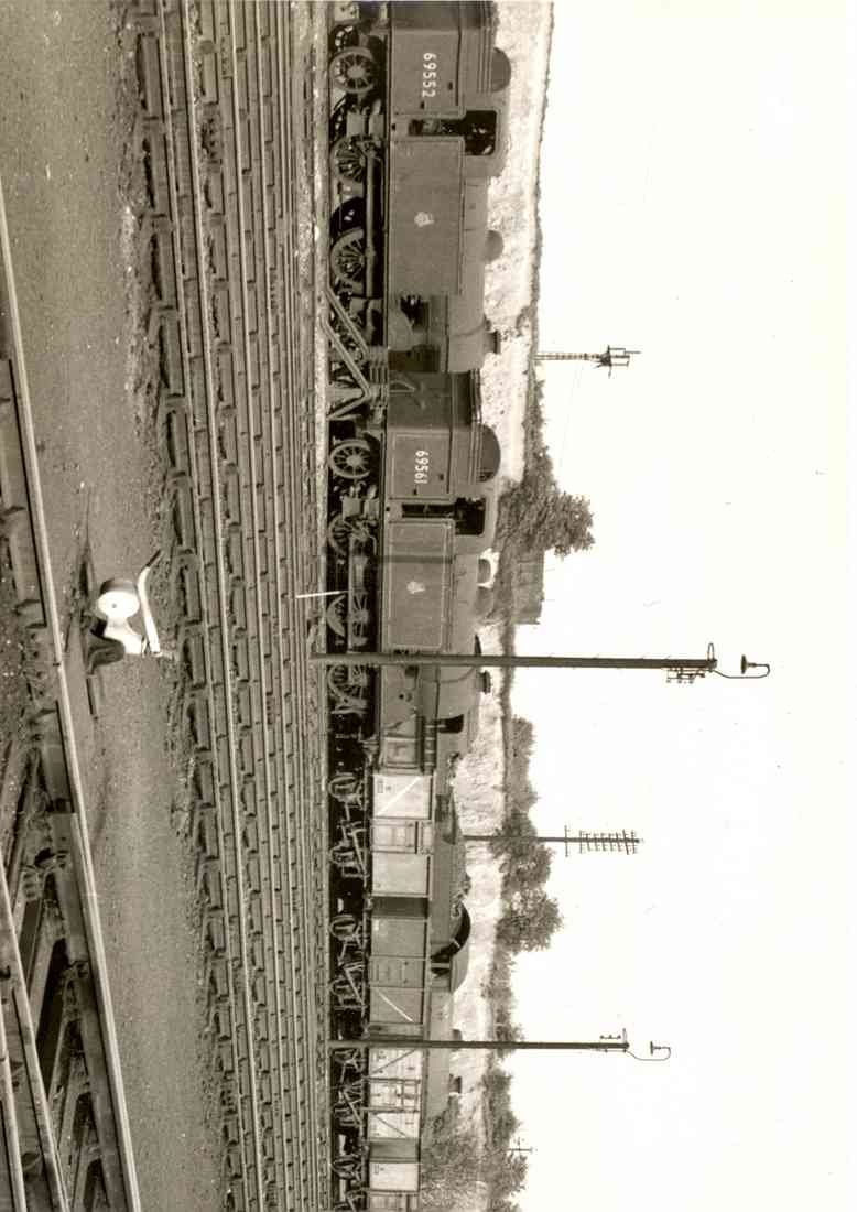 PRINT Steam Train 69552 1 69561 1 Hitchin 1957 A4 Photo Print