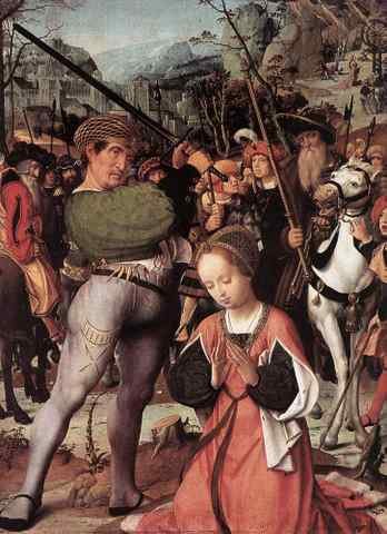 PROVOST Jan The Martyrdom Of St catherine A4 Photo Print
