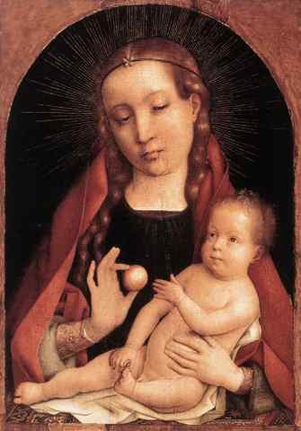 PROVOST Jan Virgin And Child A4 Photo Print